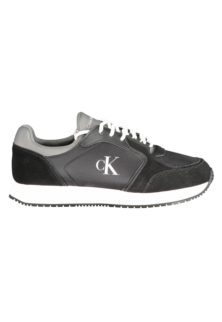 Pantofi sport barbati - 30% poliester - 30% piele - 40% poliuretan - Negru - 44 - YM0YM01152