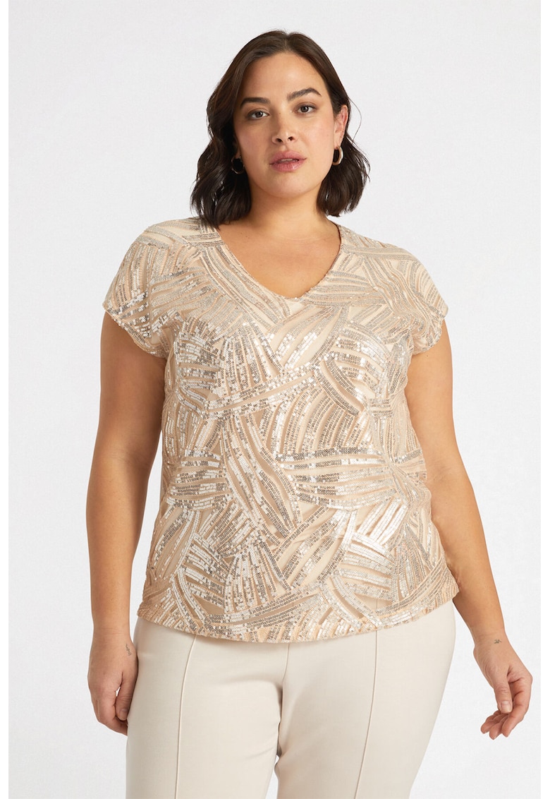 Bluza lejera cu decolteu in V