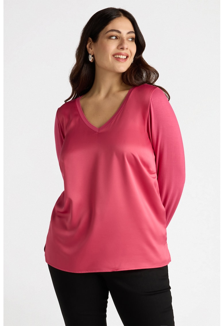 Bluza lejera cu decolteu in V Bluza lejera cu decolteu in V