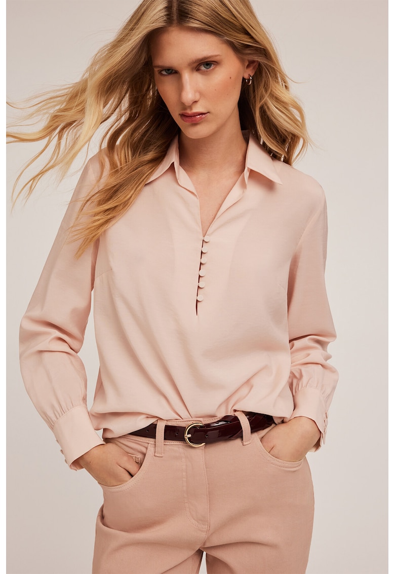 Bluza cu fenta cu nasturi