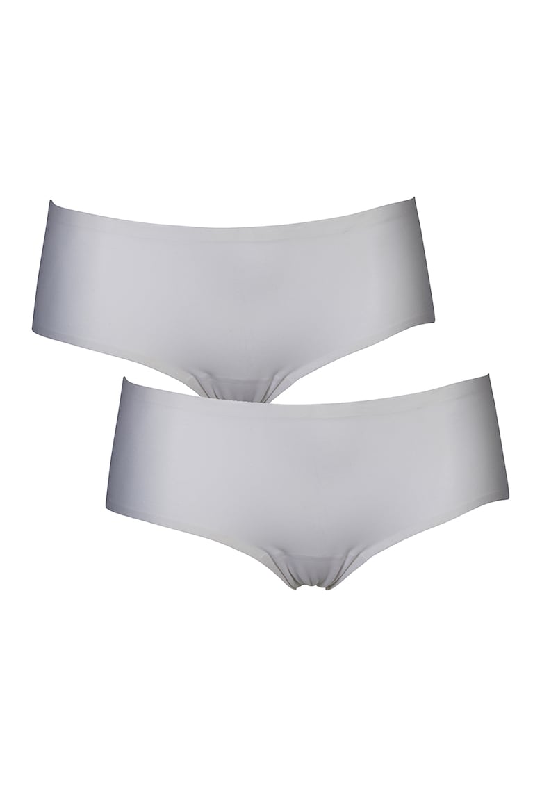 Set de chiloti hipster cu model uni - 2 Perechi