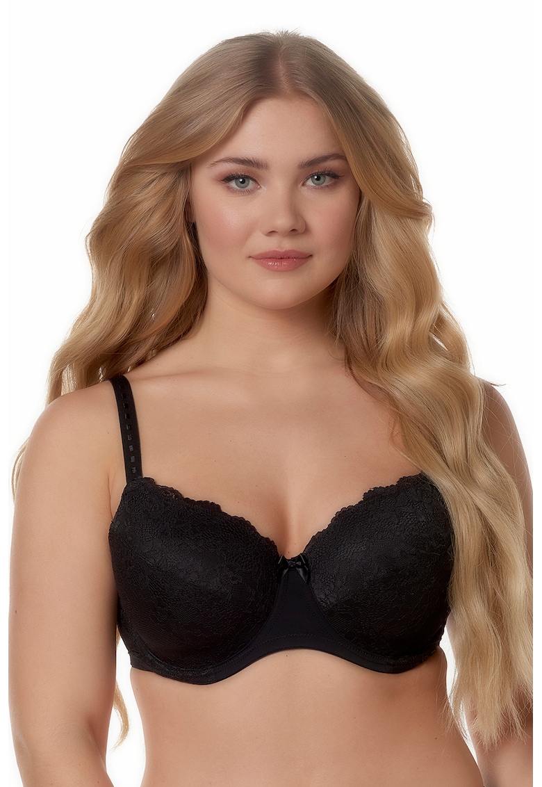 Sutien cu burete si insertii din dantela