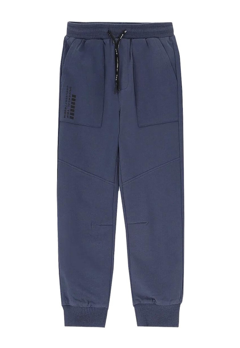 Pantaloni sport baieti bumbac - bleumarin