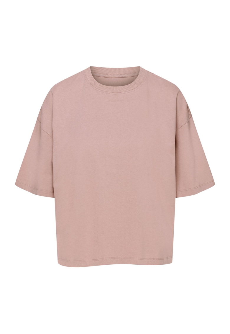 Tricou dama - Bumbac - Roz murdar