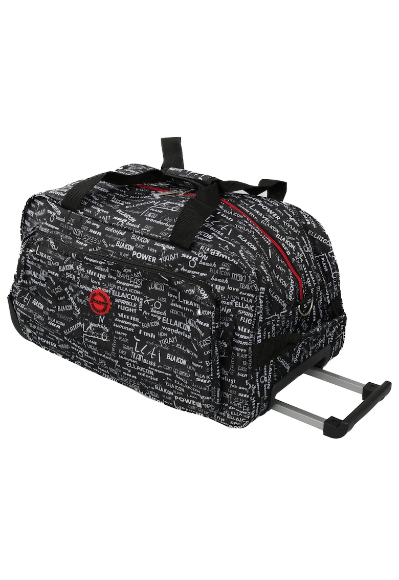 Geanta de voiaj cu troler - Urban - Negru - 55x30x30cm