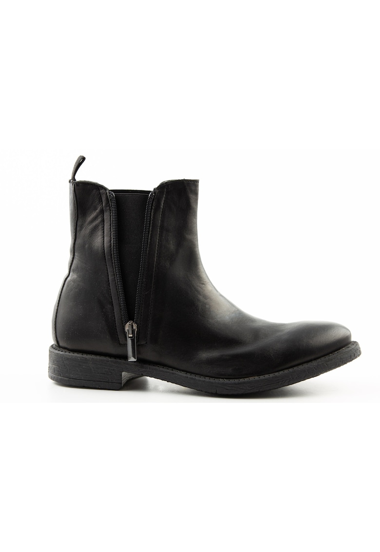 Primo Emporio Ghete dama piele naturala - negru - slip-on - pentru stil de viata -