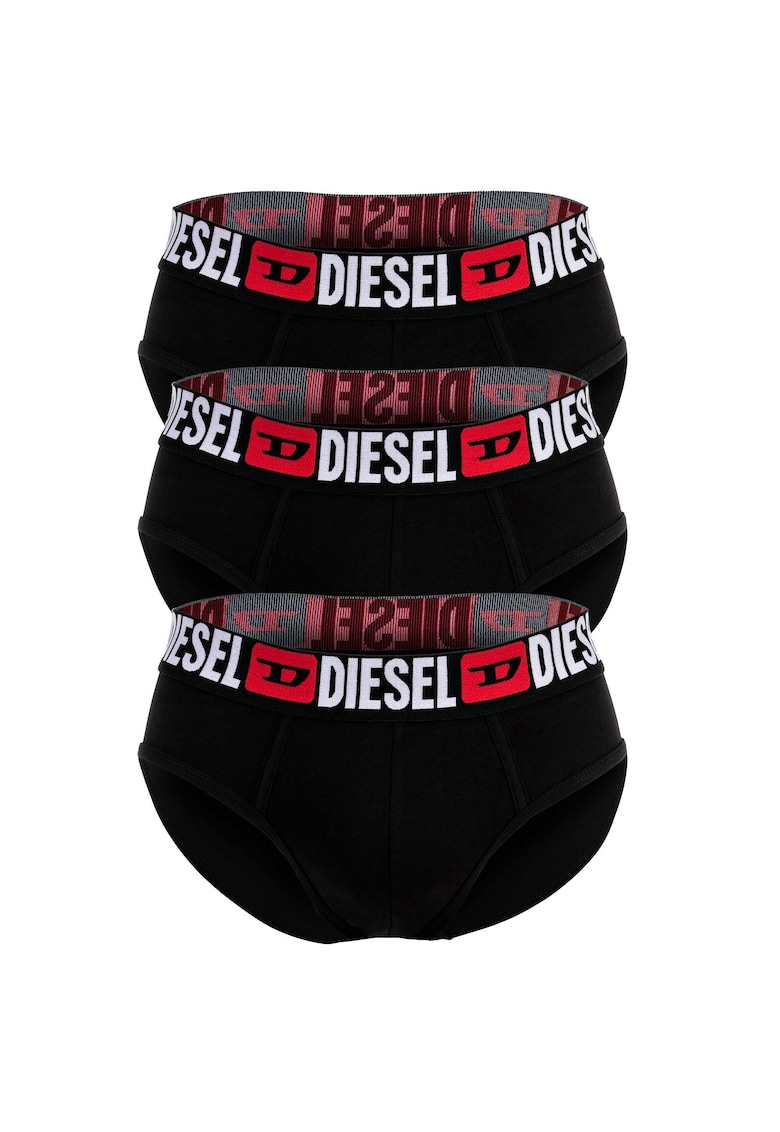 Set de chiloti cu banda logo Andre - 3 perechi Set de chiloti cu banda logo Andre - 3 perechi