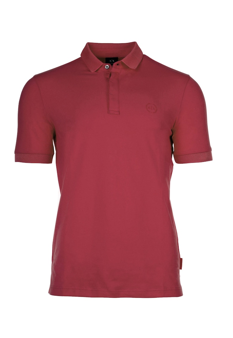 Tricou polo slim fit 14263 - Rosu