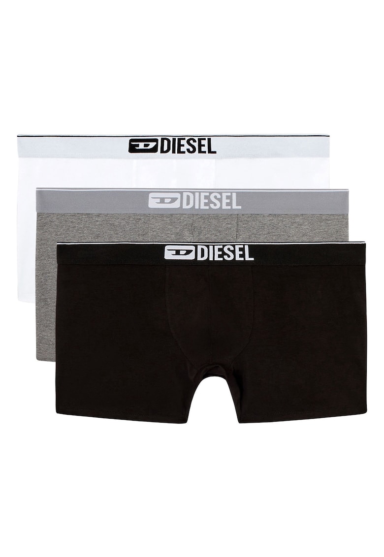 Set de boxeri din amestec de bumbac cu text - 3 perechi