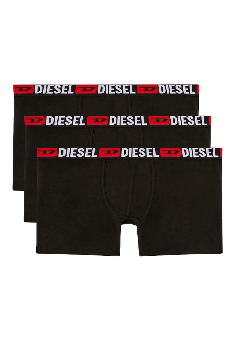 Set de boxeri din amestec de bumbac cu text - 3 perechi