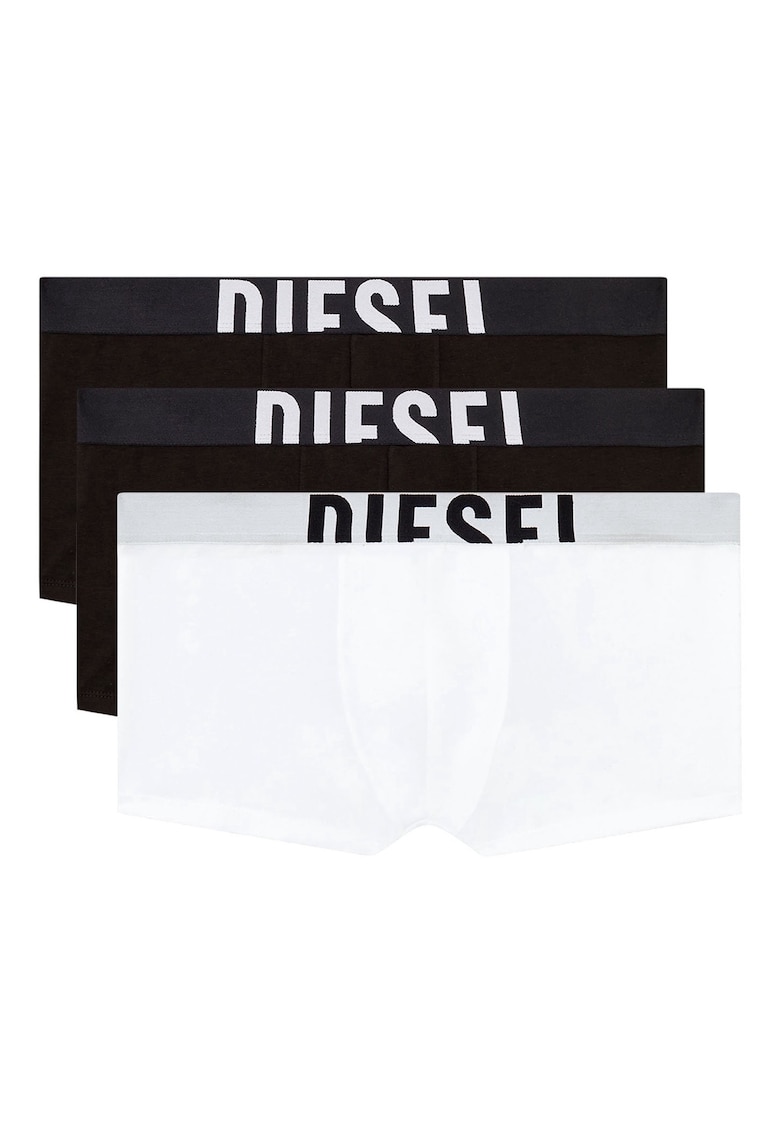 Set de boxeri cu banda logo in talie Damien - 3 perechi