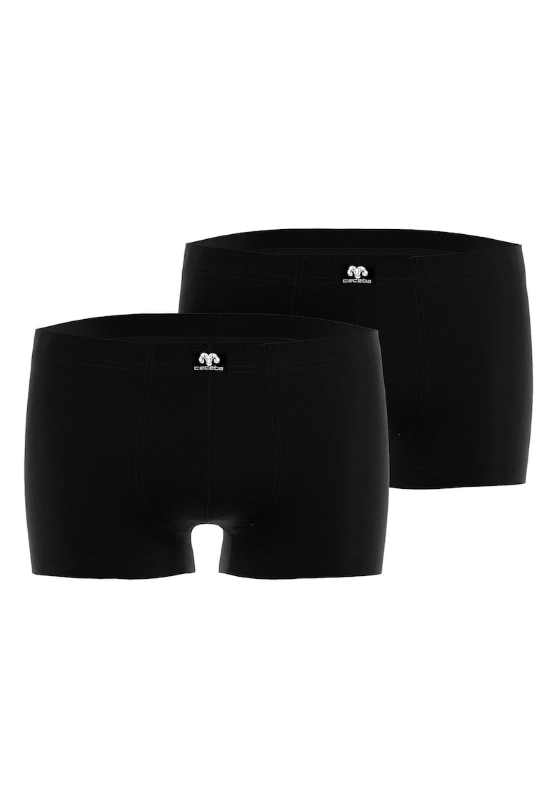 Set de boxeri cu logo - 2 perechi - Negru