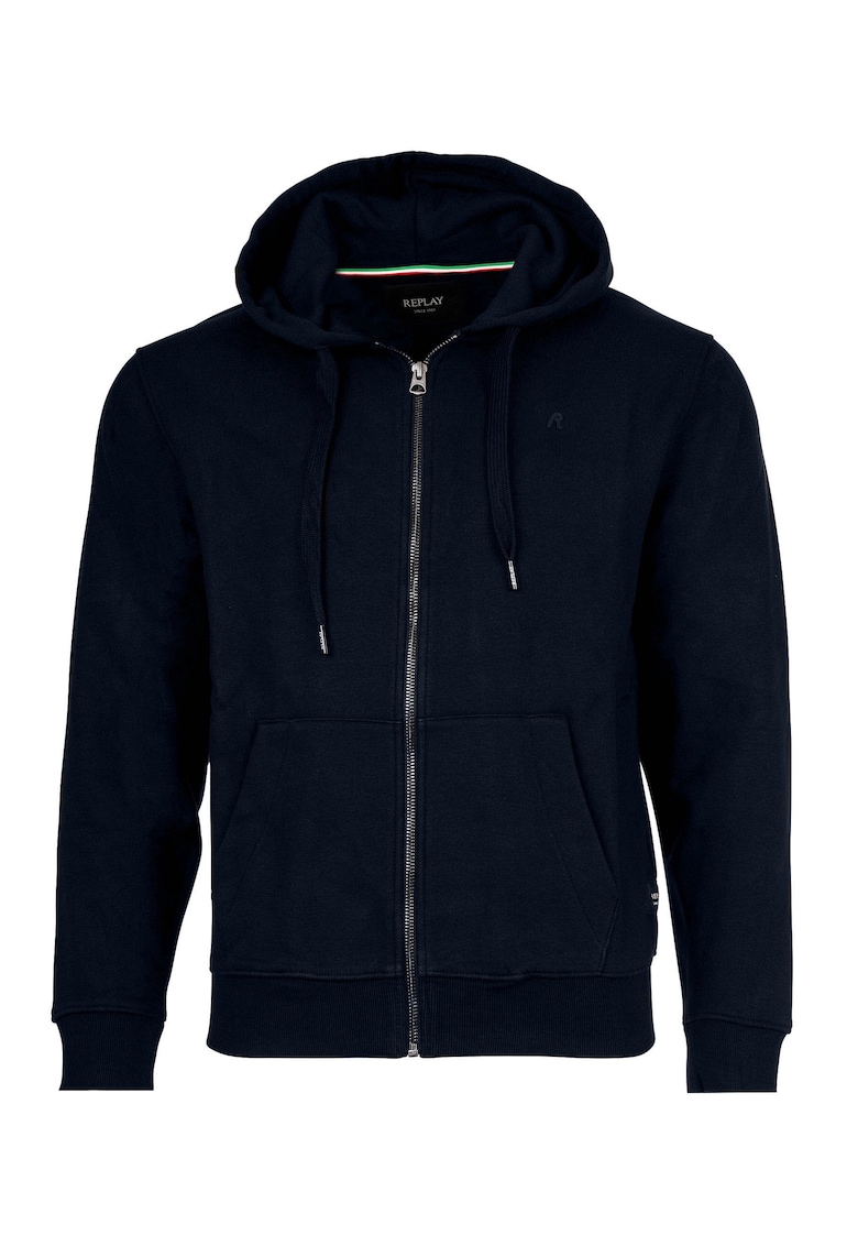 Hanorac cu fermoar si maneci lungi