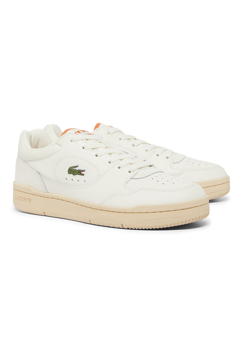 Pantofi sport low cut din piele - Alb