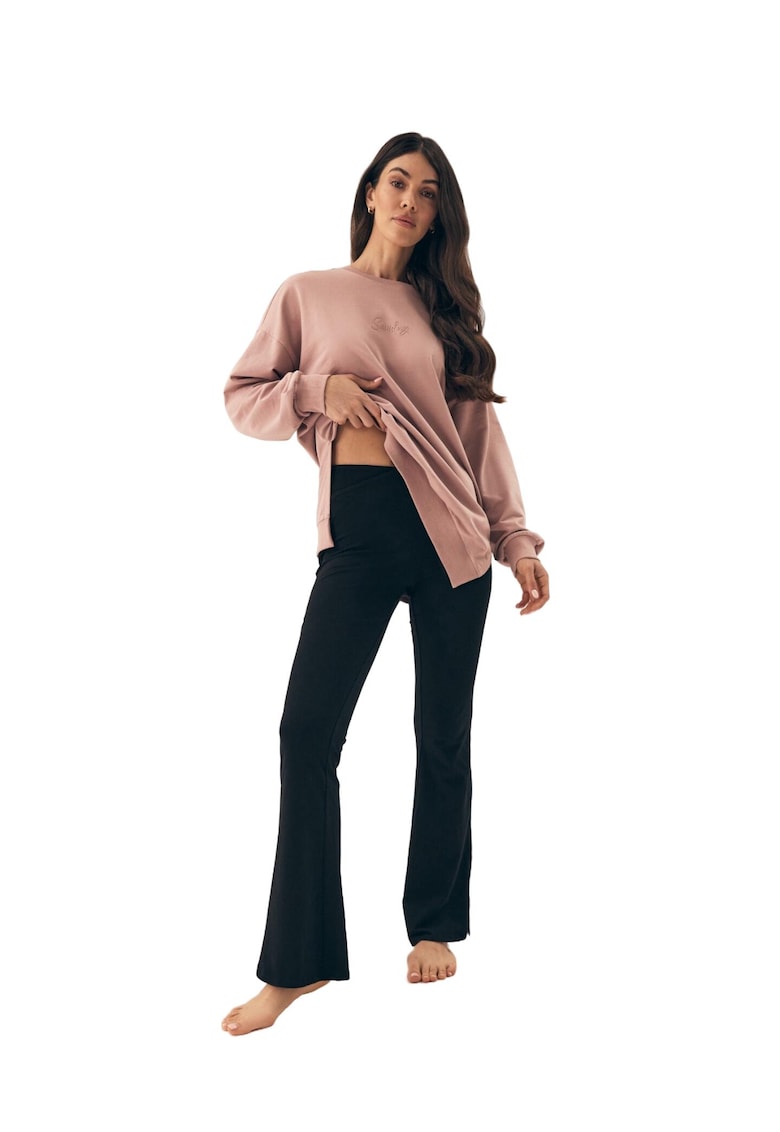 Pantaloni dama - Bumbac - Negru