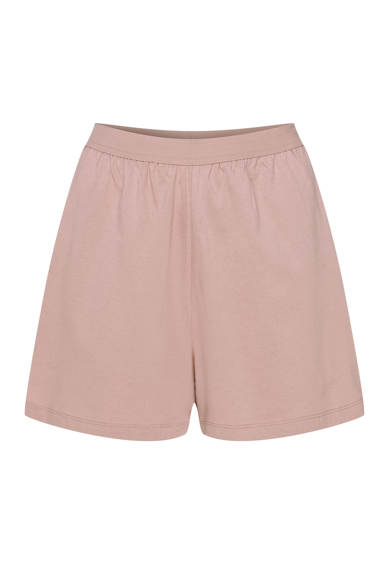 Pantaloni scurti dama roz murdar - bumbac - croiala lejera