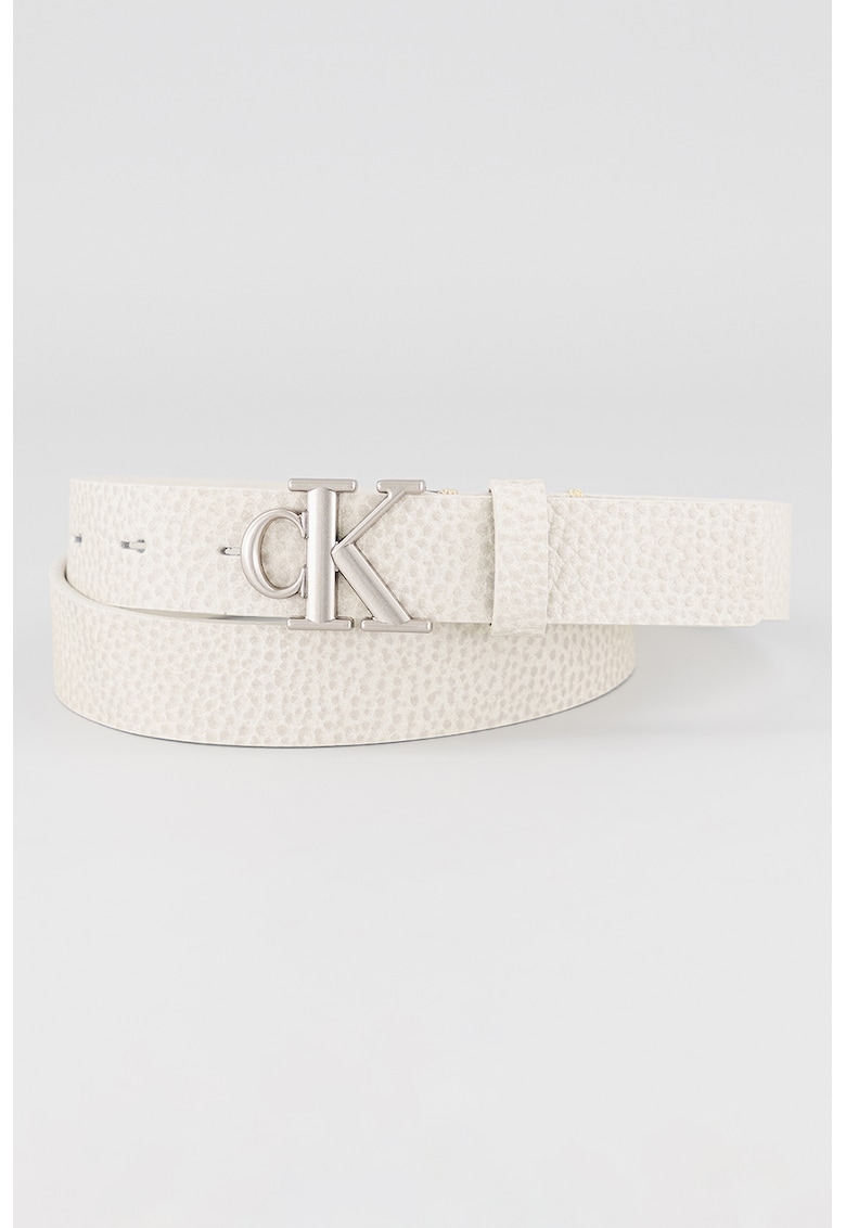 Curea din piele cu catarama cu logo