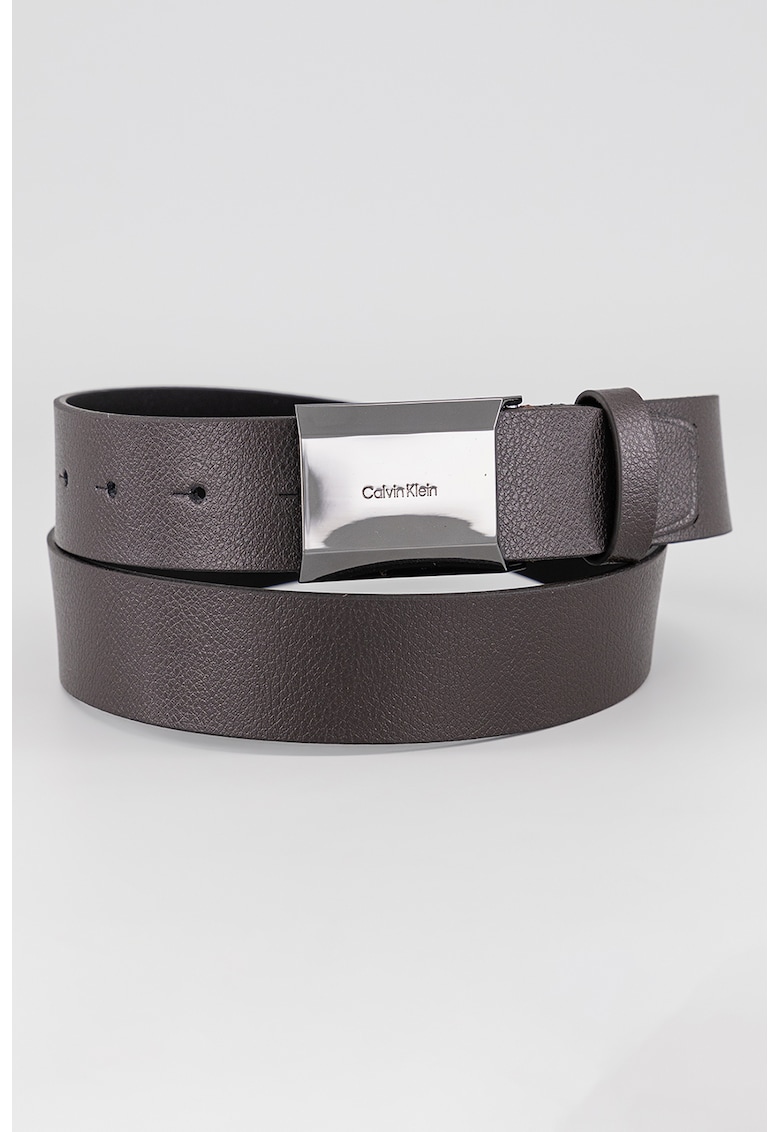 Curea din piele cu catarama cu logo gravat