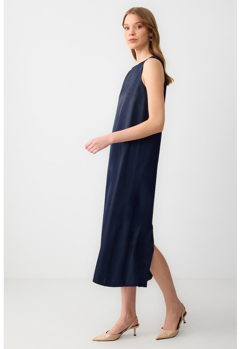 Rochie midi cu slit pe spate Rochie midi cu slit pe spate