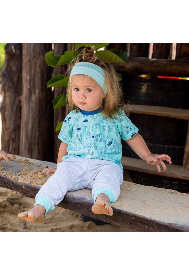 Tricou  - Savanna - Albastru Turcoaz - pentru fetite - Albastru Turcoaz