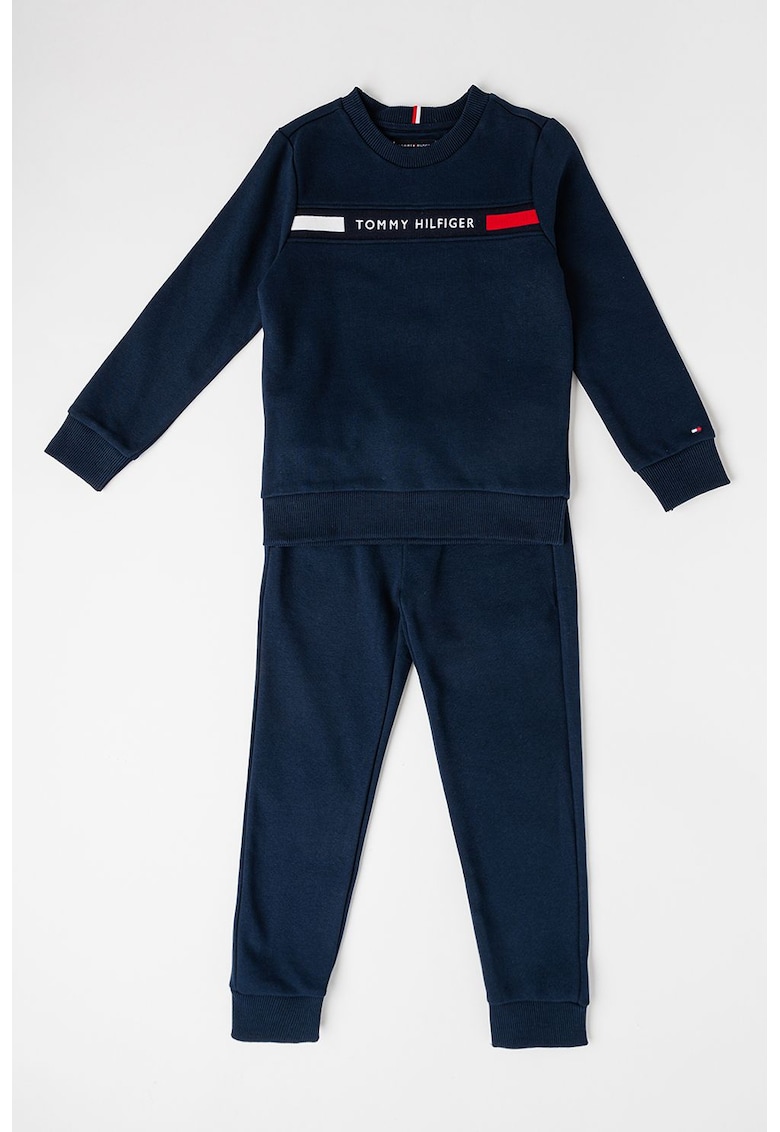 Bluza de trening din amestec de bumbac cu logo