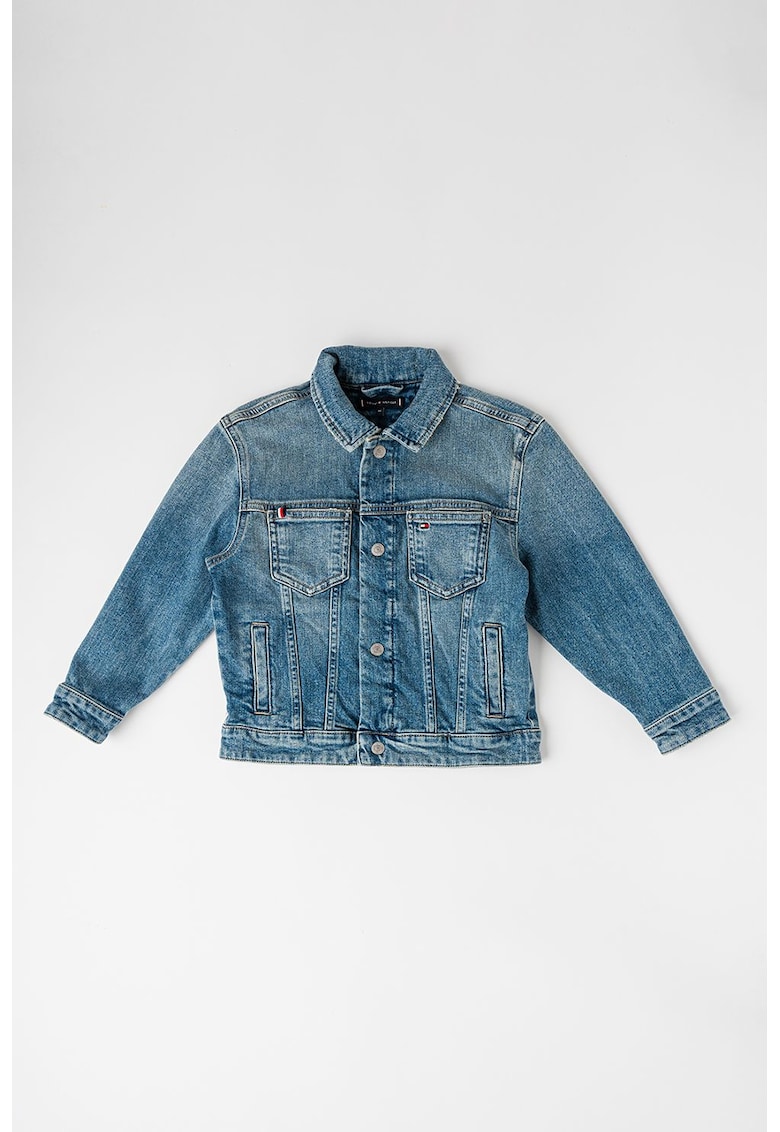 Jacheta de denim cu nasturi