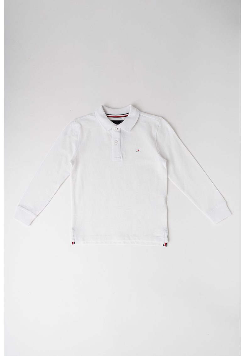 Bluza din bumbac cu guler polo