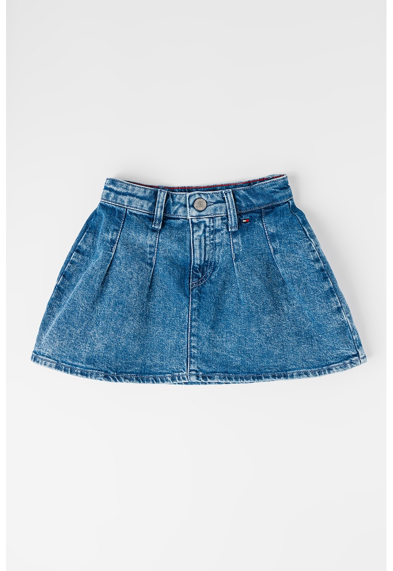 Fusta evazata de denim