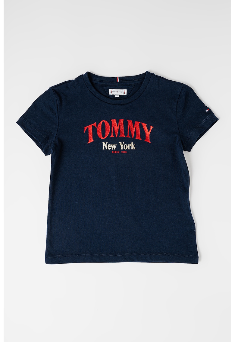 Tricou din amestec de bumbac cu imprimeu logo Tricou din amestec de bumbac cu imprimeu logo