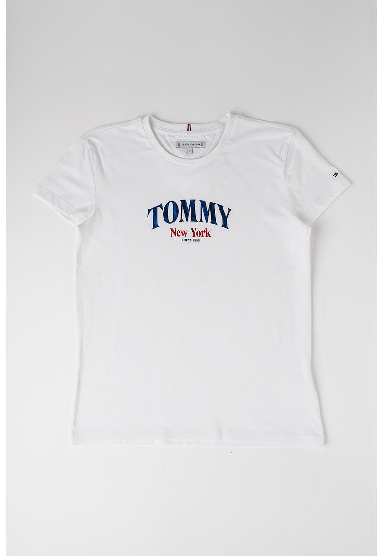 Tricou din amestec de bumbac cu imprimeu logo Tricou din amestec de bumbac cu imprimeu logo