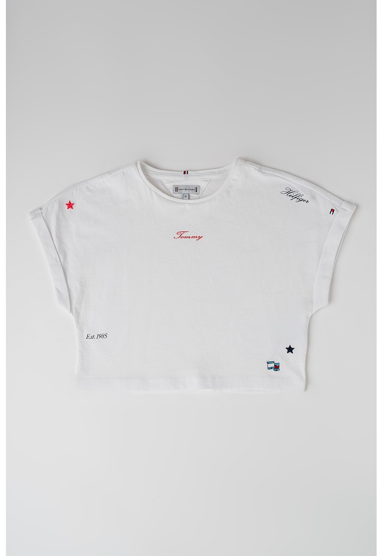 Tricou crop de bumbac