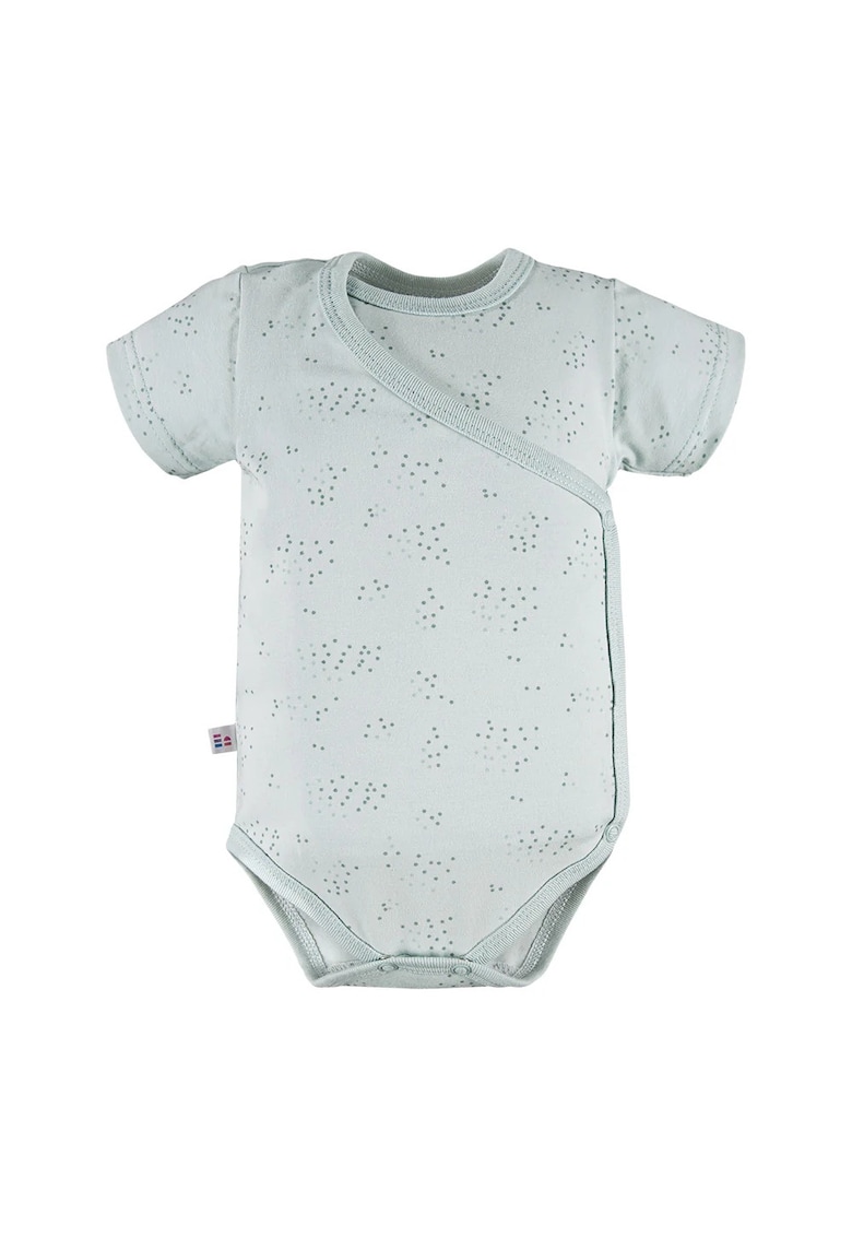 Body cu maneca scurta si model cu buline -  - Petite - Verde Pal - pentru fetite si baietei