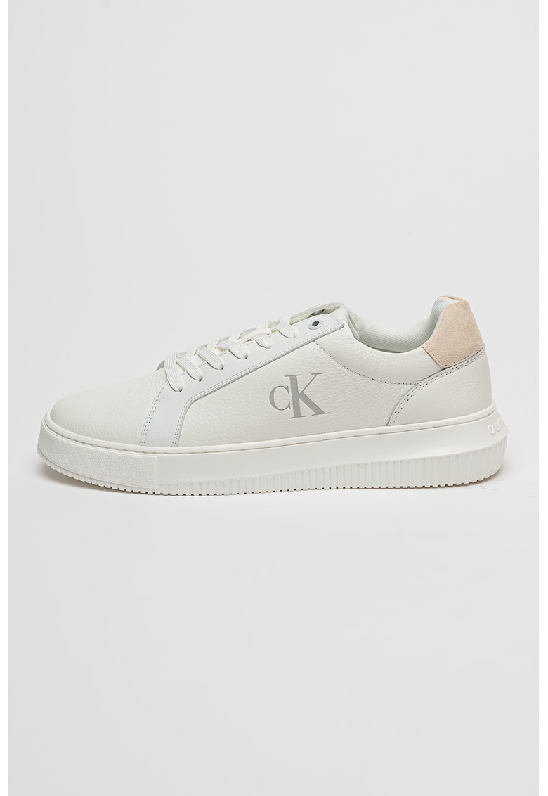 Pantofi sport wedge de piele