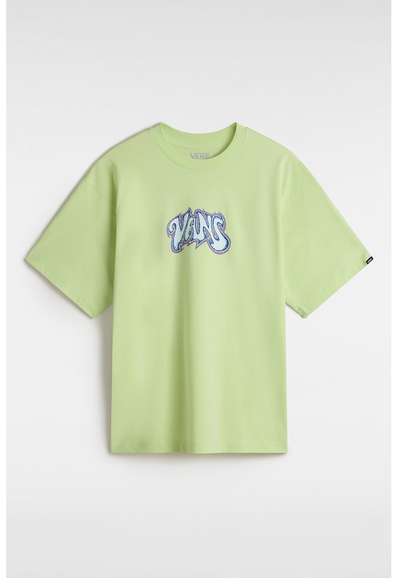 Tricou din bumbac cu logo pe piept