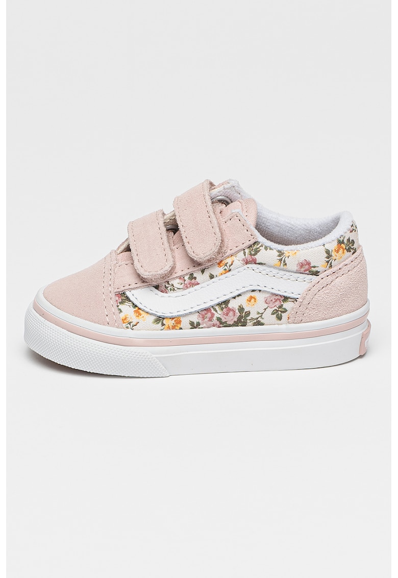 Tenisi de piele intoarsa Ols Skool V - Roz pastel