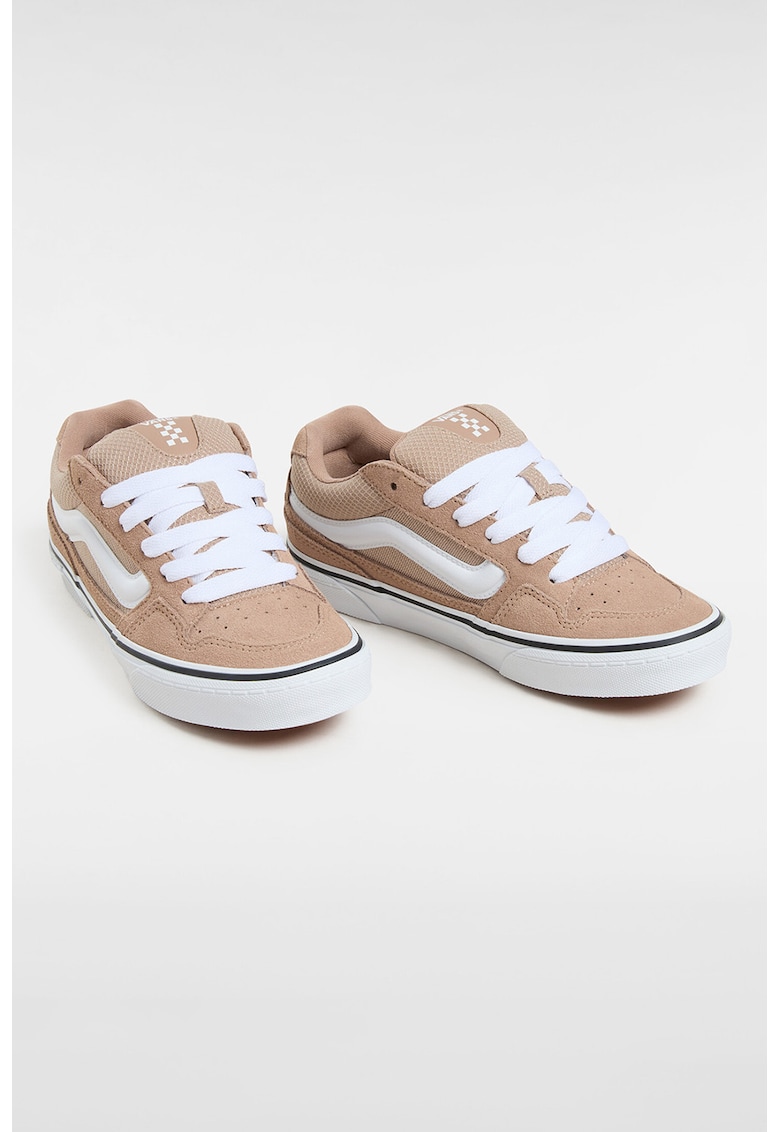 Pantofi sport din piele intoarsa cu sireturi