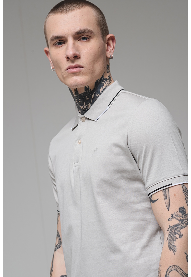 Tricou polo de bumbac organic