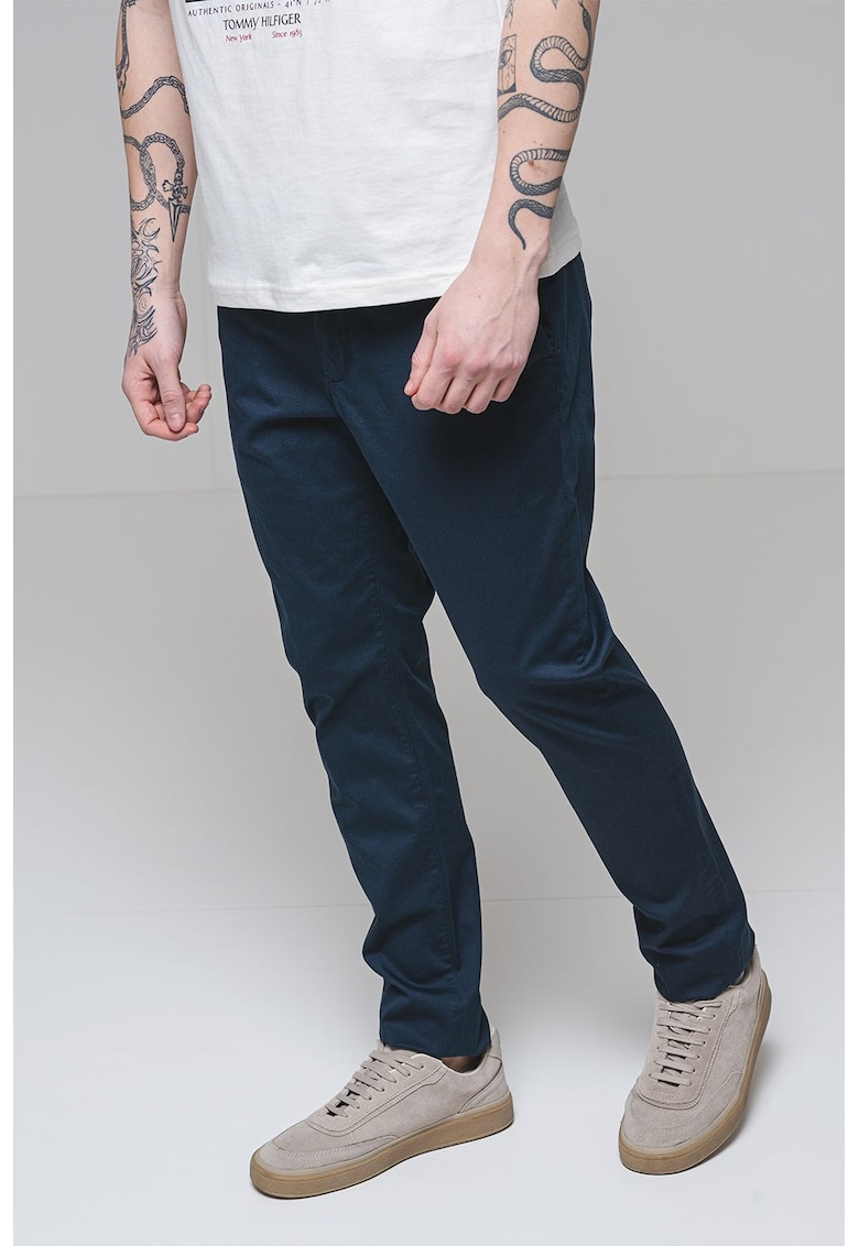 Pantaloni chino cu croiala dreapta