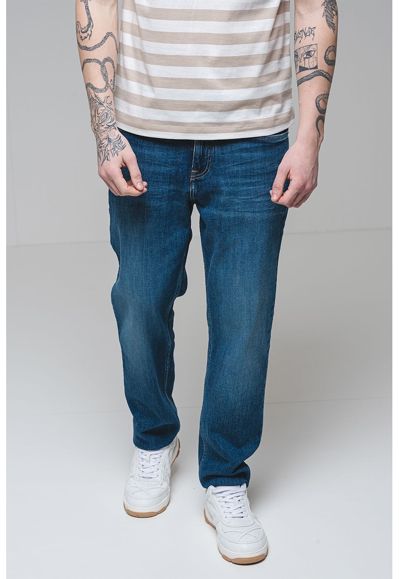 Blugi relaxed-fit - Albastru lavanda