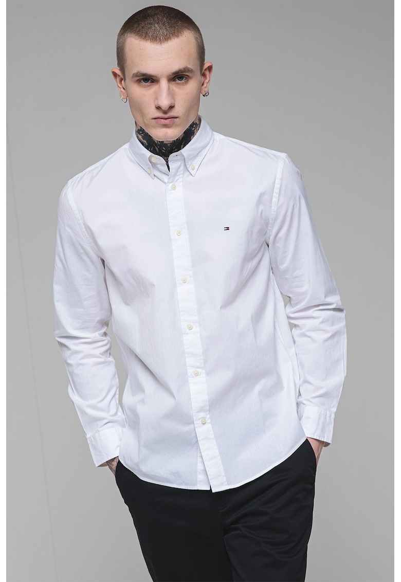 Camasa relaxed fit de bumbac