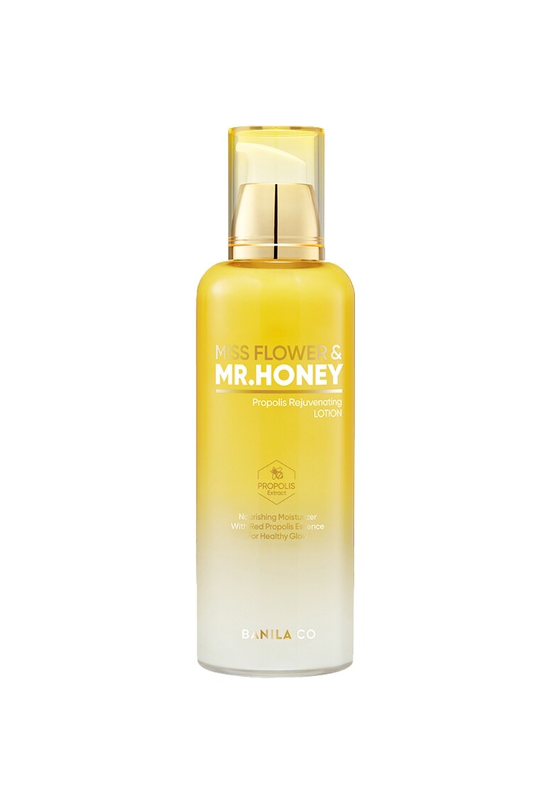 Lotiune de fata pentru hidratare profunda si catifelare a pielii - Miss Flower and Mr. Honey Propolis Rejuvenating - 150 ml