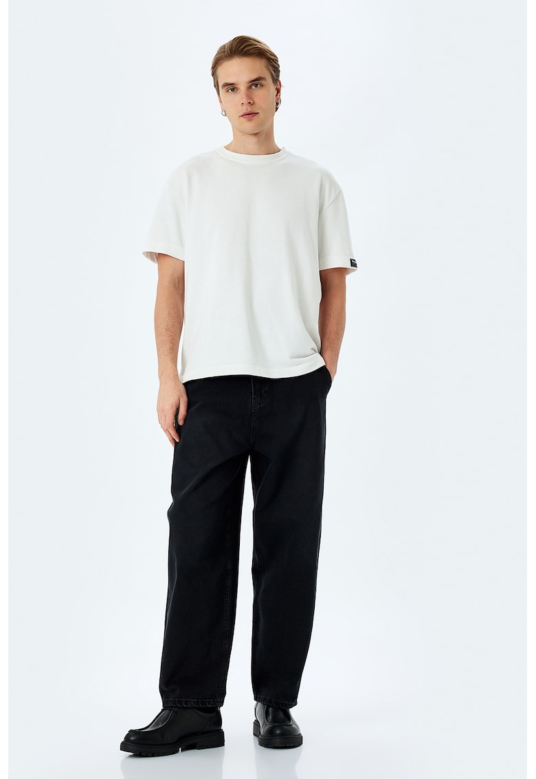 Blugi cu croiala ampla - Negru