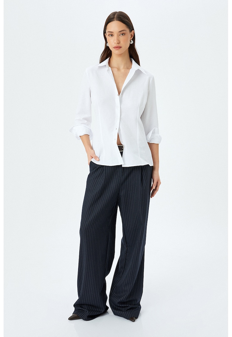 Camasa uni din amestec de bumbac