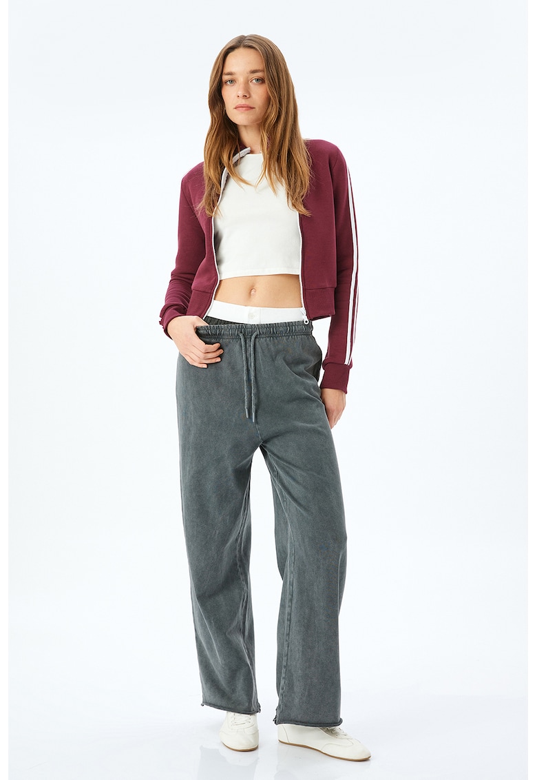 Pantaloni de bumbac cu snur