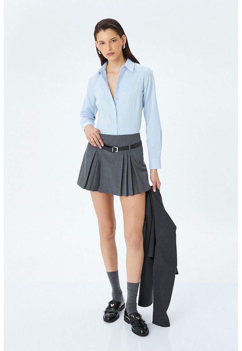 Camasa uni din amestec de bumbac