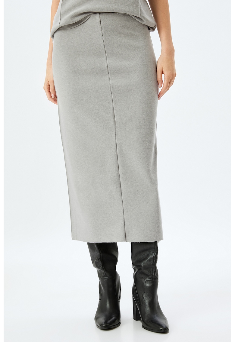 Fusta midi cu striatii