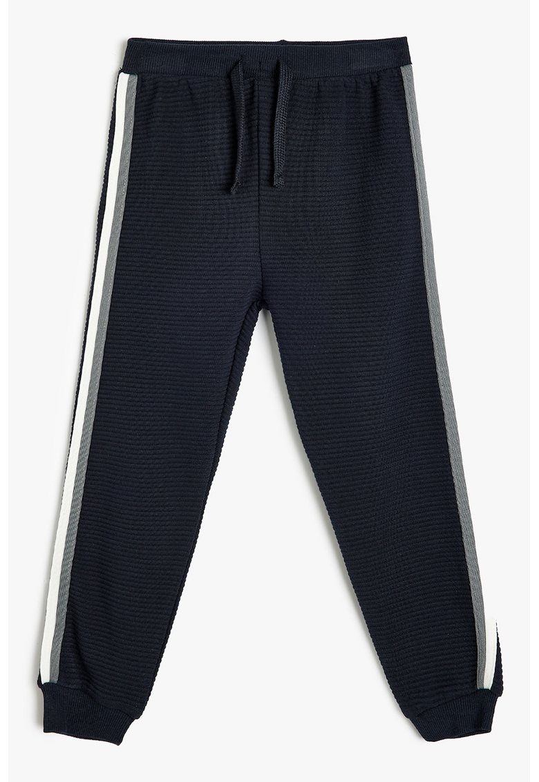 Pantaloni de trening din bumbac cu snur