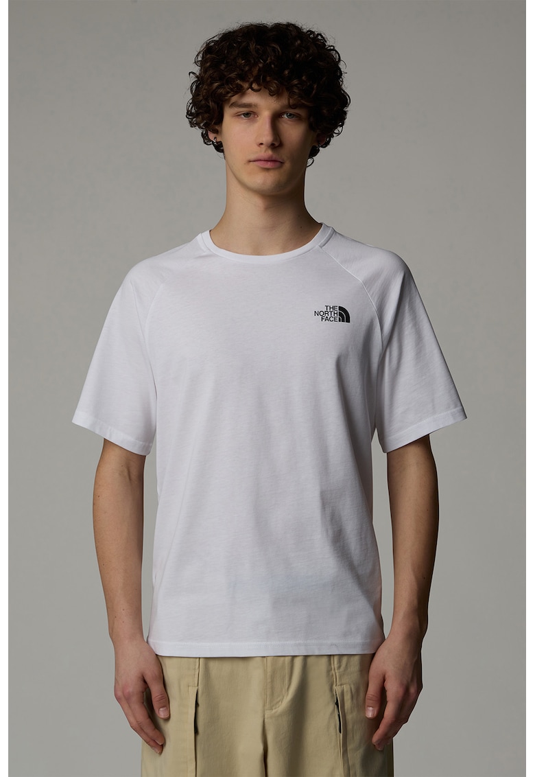 Tricou cu decolteu rotund - Alb