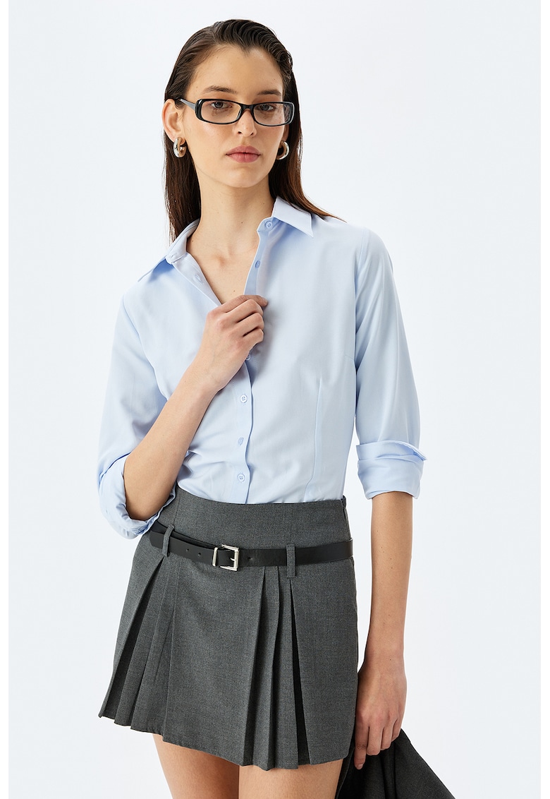 Camasa supradimensionata din amestec de bumbac