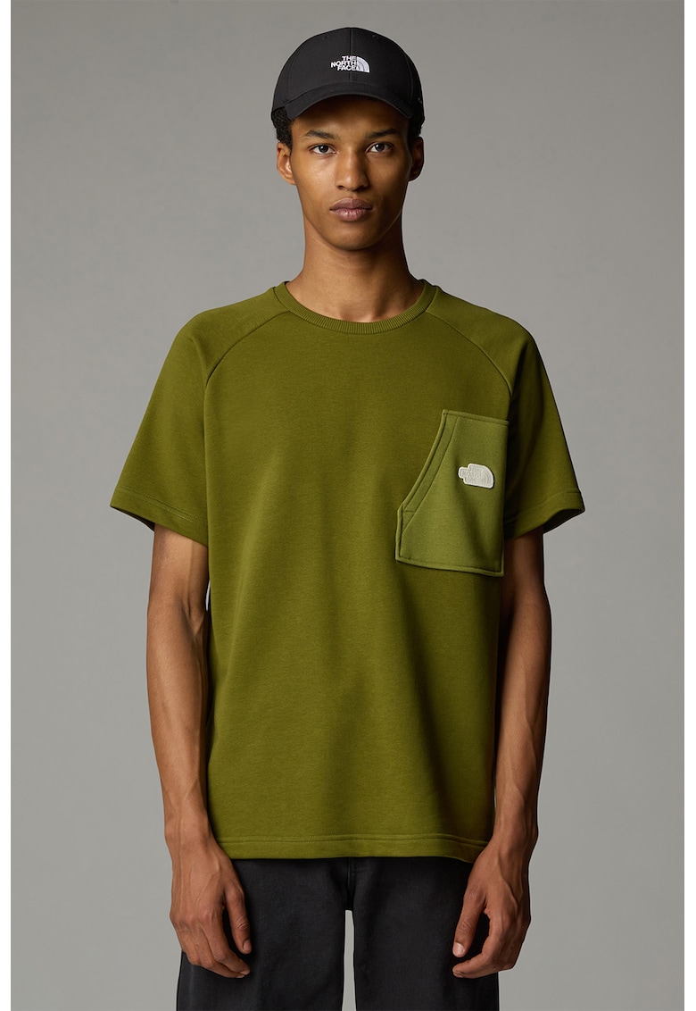 Tricou relaxed fit Terry - Verde masliniu